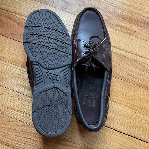 Sebago Dockside Boat Shoes Brown Leather Made in USA Men 8.5M main image 8